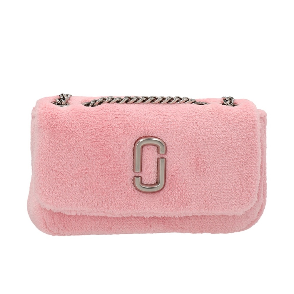 EUC Authentic Marc Jacobs Glam Shot pink Terry Crossbody Shoulder Bag